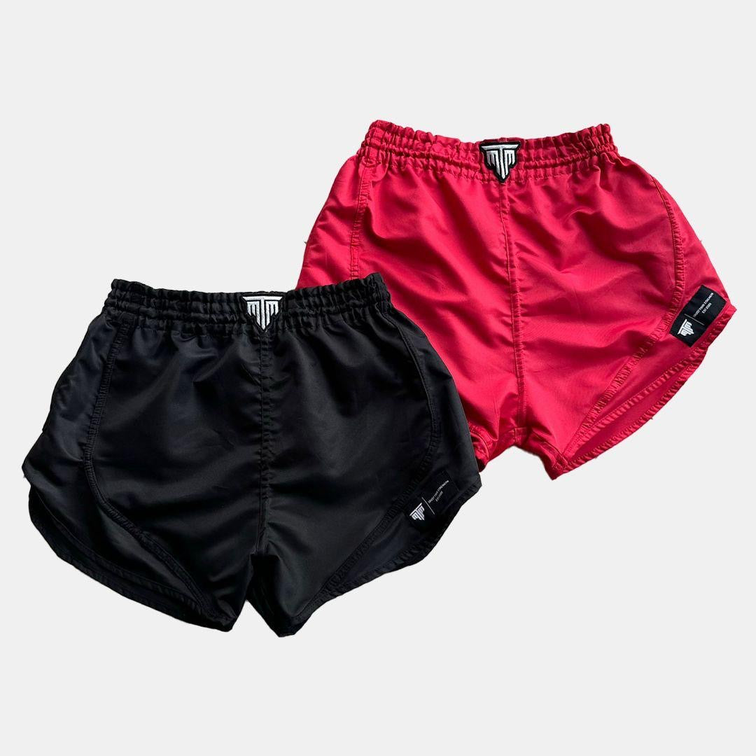 "VERSAFLEX" MUAY THAI SHORTS - RED