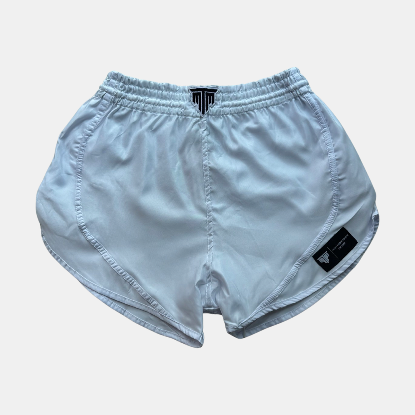 "VERSAFLEX" MUAY THAI SHORTS - WHITE