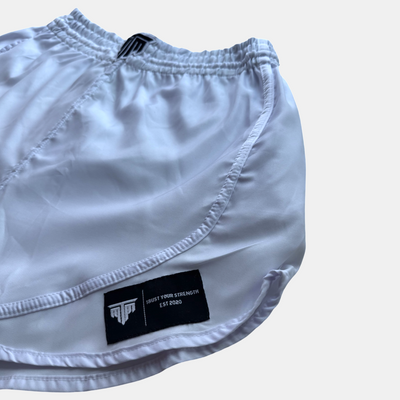 "VERSAFLEX" MUAY THAI SHORTS - WHITE