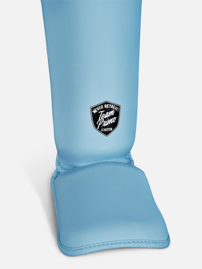 Classic Muay Thai Shinguard - Arctic Blue