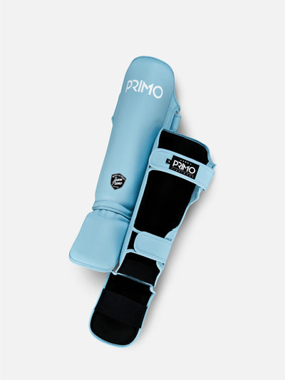 Classic Muay Thai Shinguard - Arctic Blue