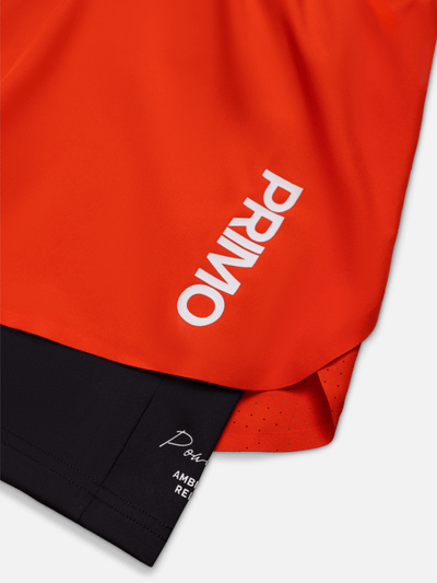 E.S.C. (Elite Strikers Club) Compression Shorts - Tangerine