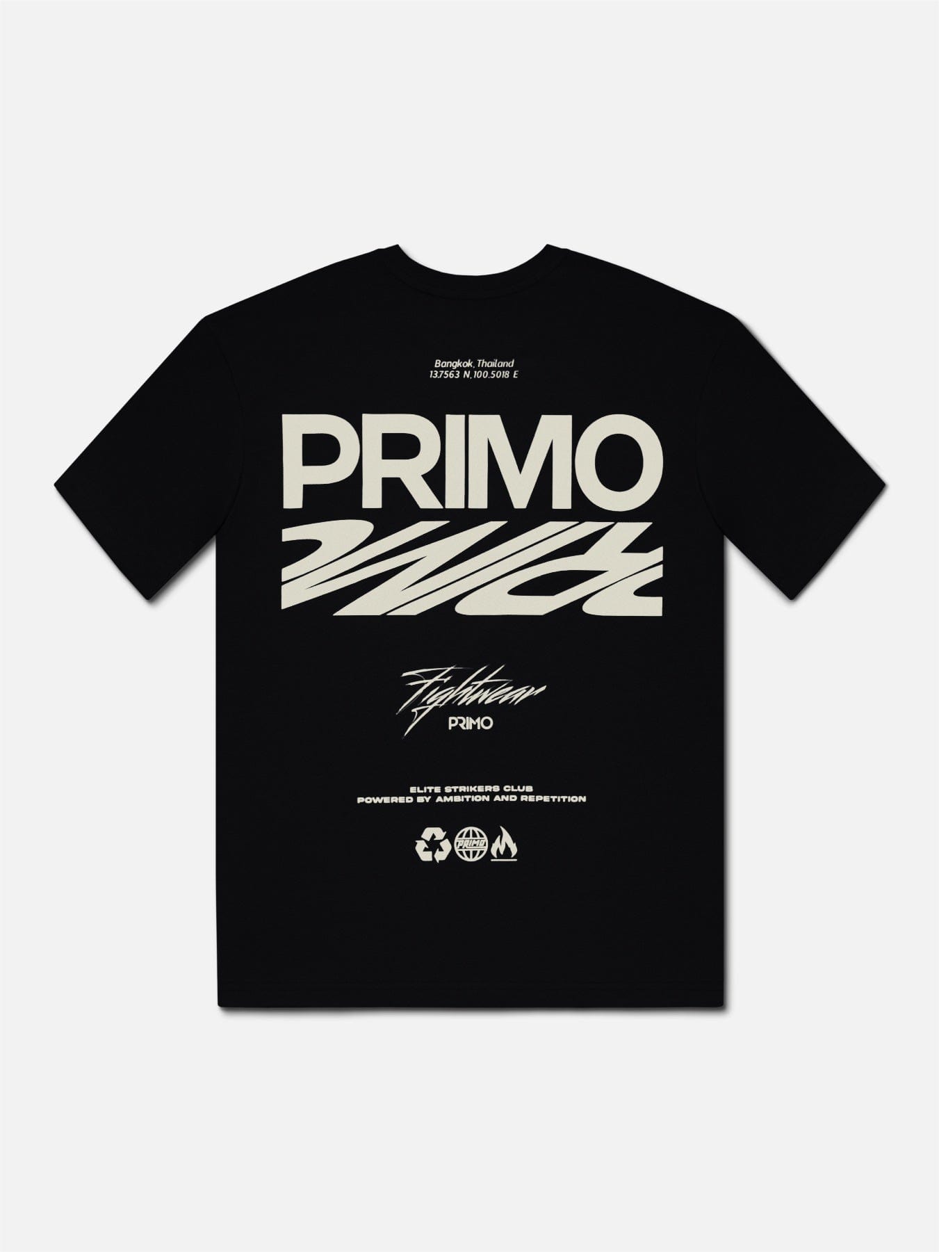 Primo E.S.C (Elite Strikers Club) T-Shirt - Black